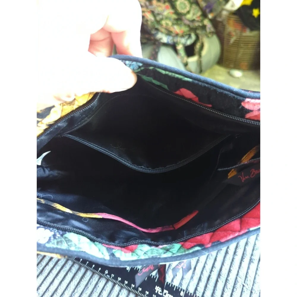 Vera Bradley Carry All Shoulder Bag Havana Rose RARE Pristine